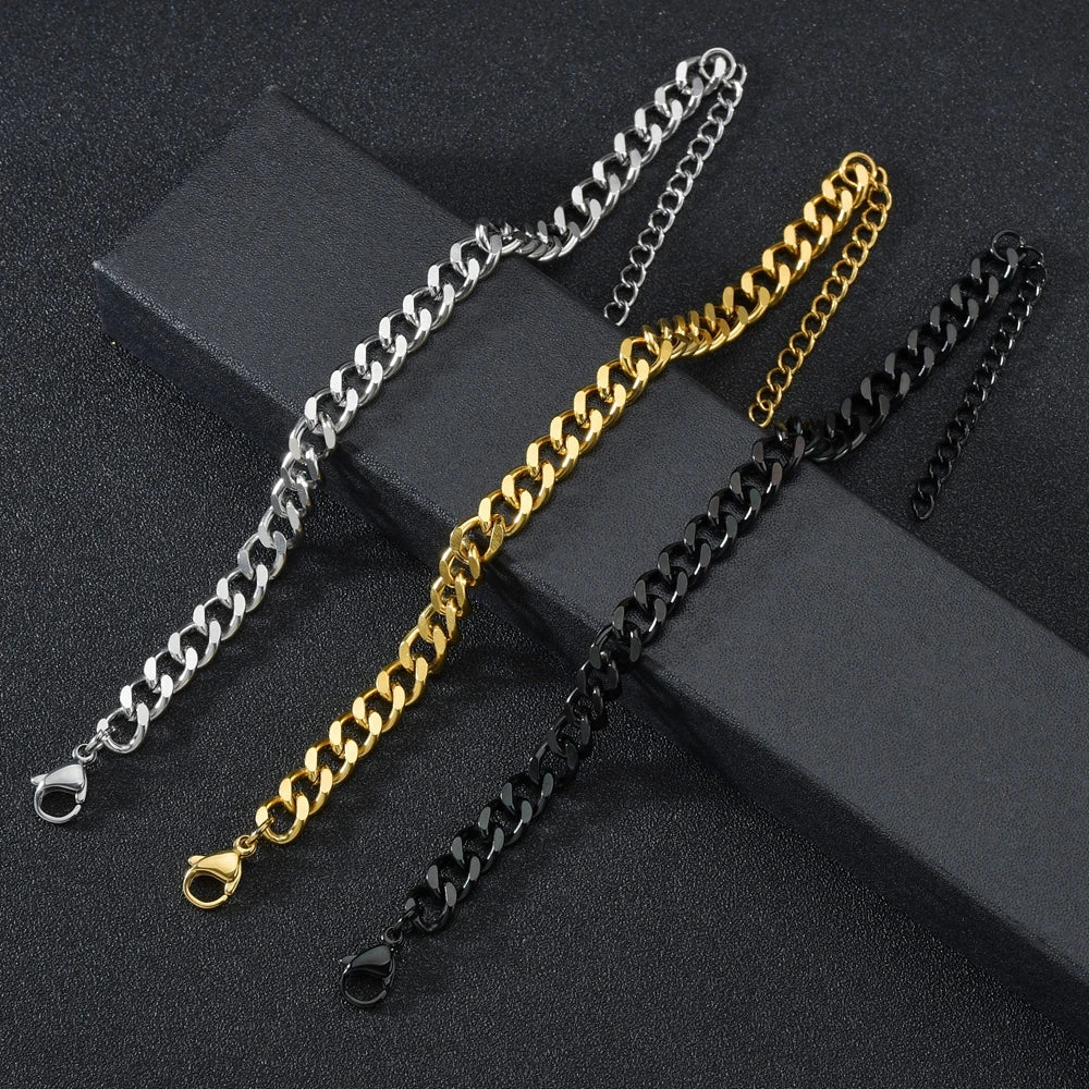 Cuban Link Chain Wristband